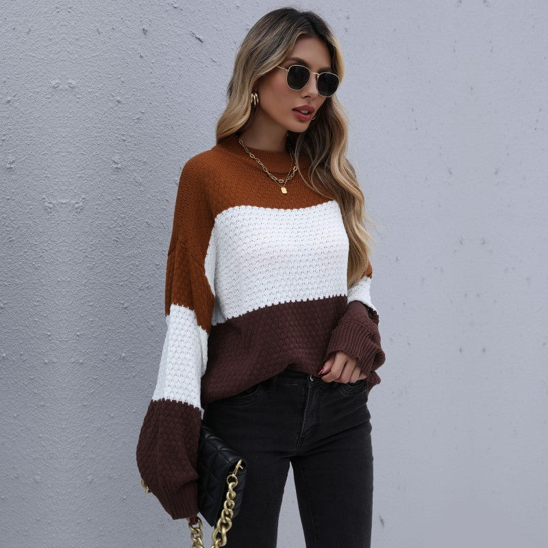 Round Neck Lazy Young Pullover Sweater